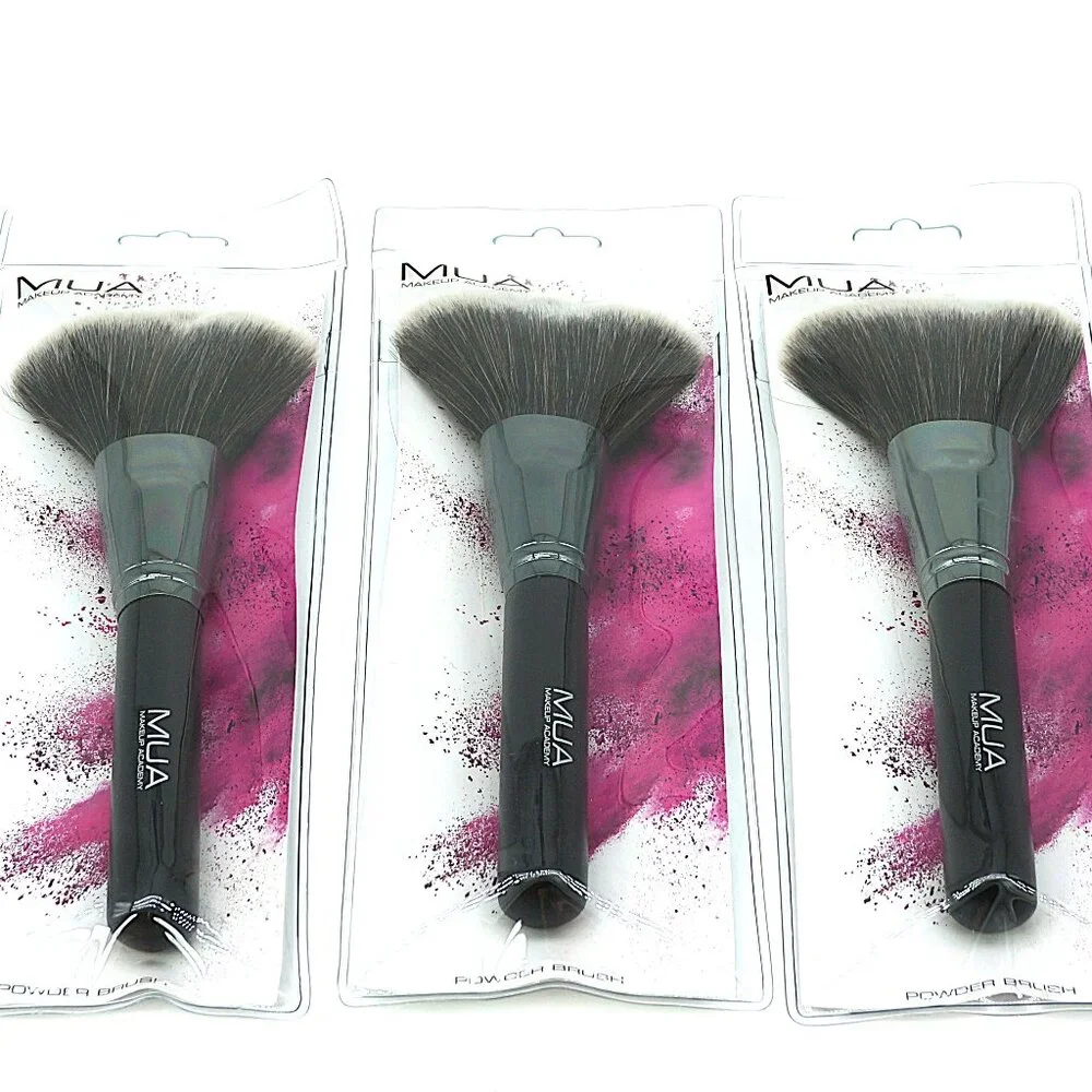MUA Makeup Academy Powder Brush Lot 3 NEW - Picture 1 of 4